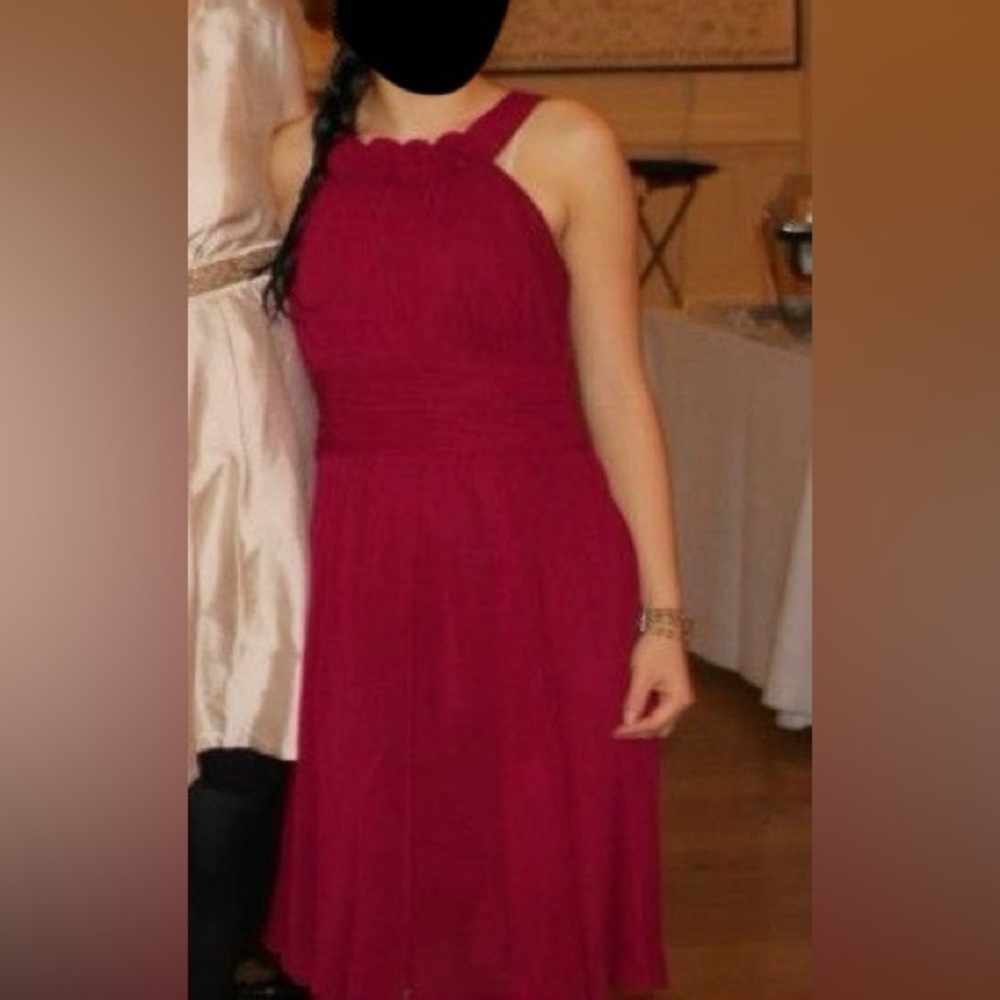 Evan Picone Magenta Dress - Size 2 Petite